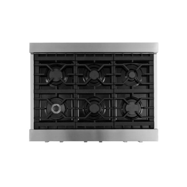 Cosmo 36 in. Gas Cooktop in Stainless Steel with 6 Italian Made Burners